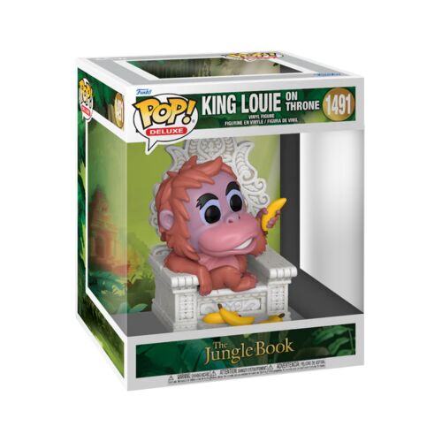 FIGURA POP DELUXE: THE JUNGLE BOOK S2 - KING LOUIE ON THRONE