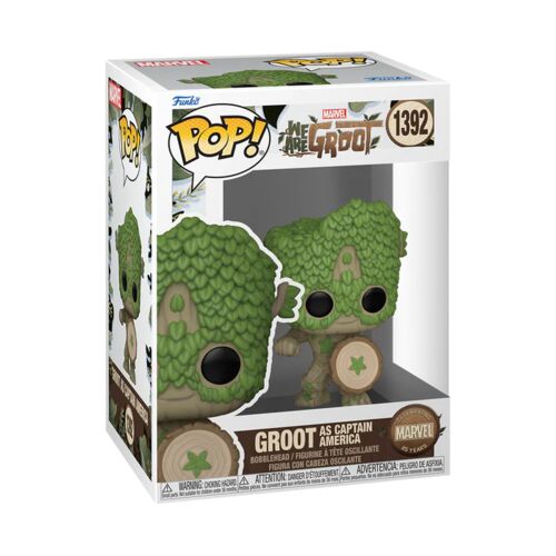 FIGURA POP MARVEL: WE ARE GROOT - CAPTAIN AMERICA