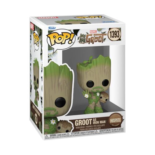 FIGURA POP MARVEL: WE ARE GROOT - IRON MAN