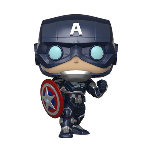 FIGURA POP MARVEL: AVENGERS GAME - CAPTAIN AMERICA STARK TECH SUIT