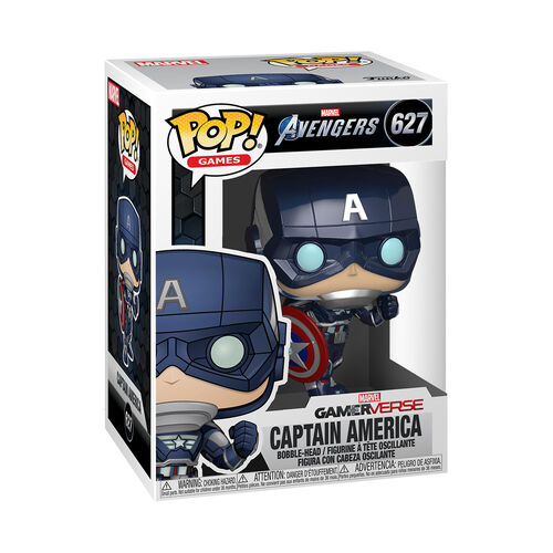 FIGURA POP MARVEL: AVENGERS GAME - CAPTAIN AMERICA STARK TECH SUIT