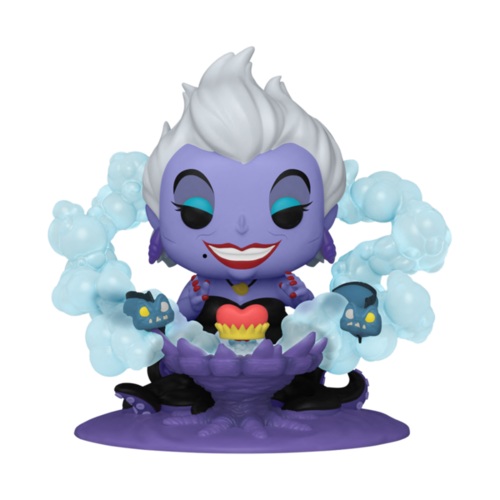 FALLO DE PINTURA Y CAJA DAADA POP DELUXE: VILLAINS- URSULA ON THRONE