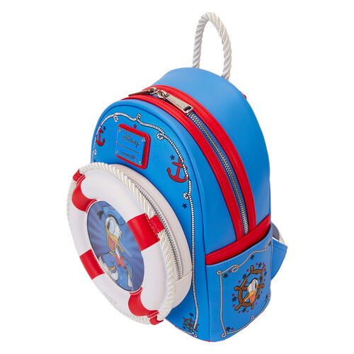 MINI MOCHILA LOUNGEFLY DISNEY DONALD DUCK 90TH ANNIVERSARY