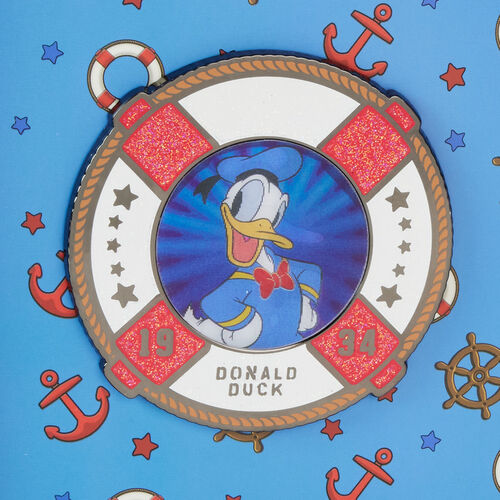 COLLECTOR BOX PIN LOUNGEFLY DISNEY DONALD DUCK 90TH ANNIVERSARY 3