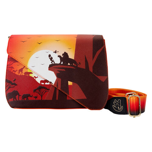 BOLSO CRUZADO LOUNGEFLY DISNEY LION KING 30TH ANNIVERSARY PRIDE ROCK SILO