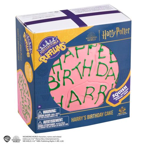 FIGURA ANTIESTRS SQUISHY PUFFLUMS HARRY POTTER BIRTHDAY CAKE 14 CM