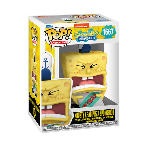 FIGURA POP TV: SPONGEBOB 25TH - SPONGEBOB W/PIZZA