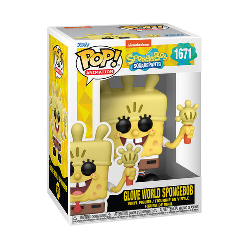 FIGURA POP TV: SPONGEBOB 25TH - SPONGEBOB W/GLOVE LIGHT