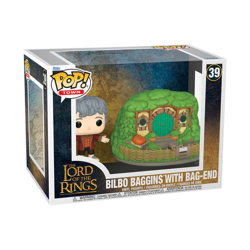 FIGURA POP TOWN: LORD OF THE RINGS - BILBO & BAG END