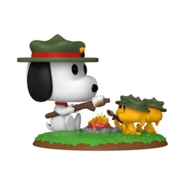 FIGURA POP DELUXE: PEANUTS - SNOOPY AND BEAGLE SCOUTS CAMPING