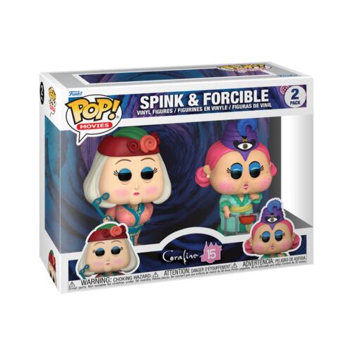 FIGURA POP MOVIES: CORALINE 15TH - SPINK & FORCIBLE 2PK