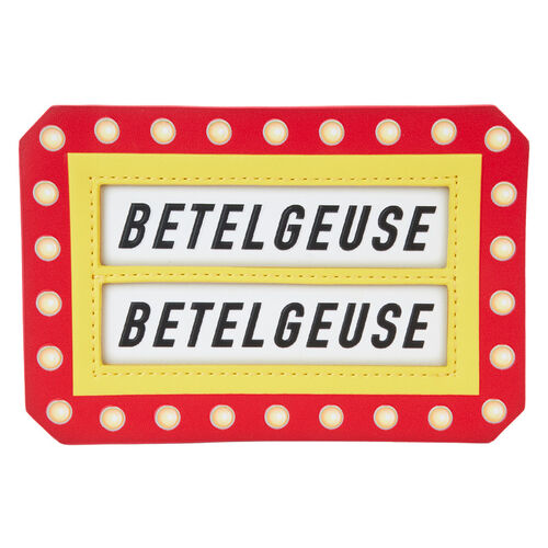 TARJETERO LOUNGEFLY BEETLEJUICE HERE LIES BETELGEUSE