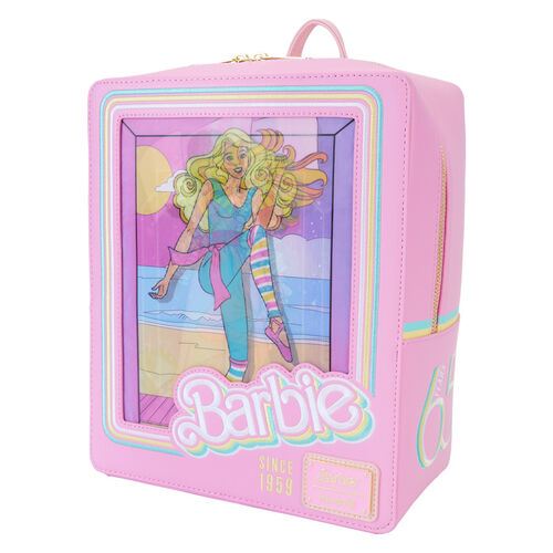 MINI MOCHILA LOUNGEFLY BARBIE DOLL BOX TRIPLE LENTICULAR