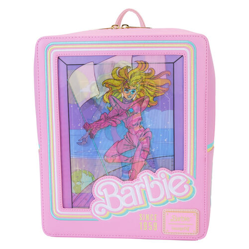 MINI MOCHILA LOUNGEFLY BARBIE DOLL BOX TRIPLE LENTICULAR