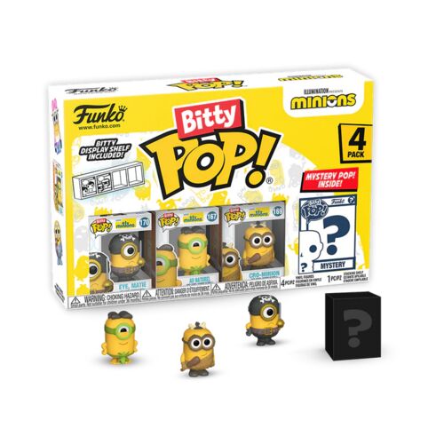 BITTY POP MINIONS 4-PACK SERIES 1