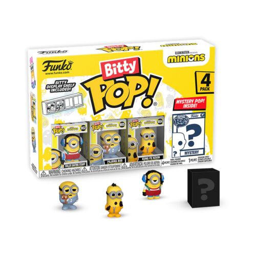 BITTY POP MINIONS 4-PACK SERIES 3