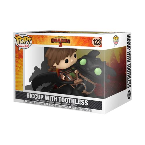 FIGURA POP RIDES DLX: HOW TO TRAIN YOUR DRAGON 2 - HICCUP W/TOOTHLESS