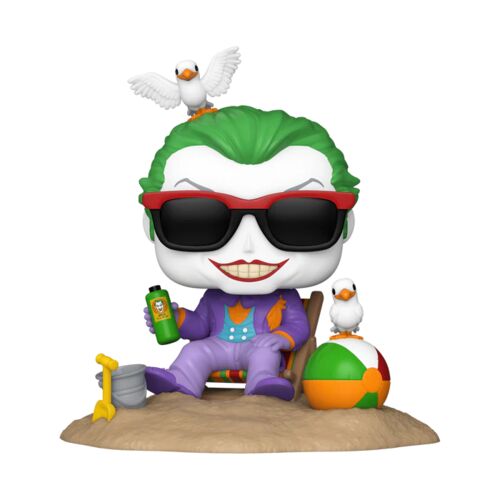 FIGURA POP DELUXE: BATMAN 85TH - THE JOKER BEACH