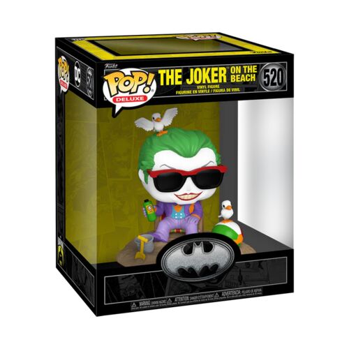 FIGURA POP DELUXE: BATMAN 85TH - THE JOKER BEACH