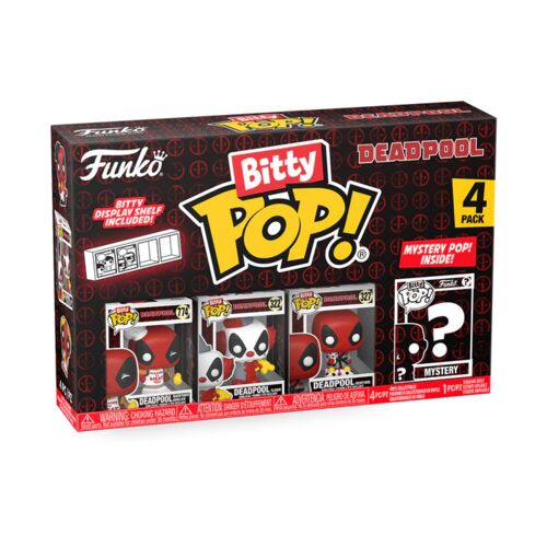 BITTY POP DEADPOOL 4 -PACK SERIES 1