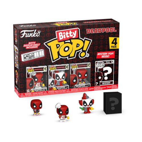 BITTY POP DEADPOOL 4 -PACK SERIES 1