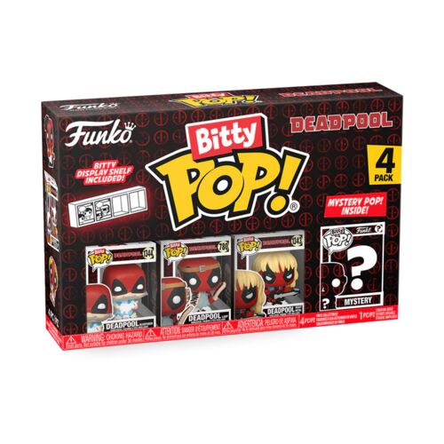 BITTY POP DEADPOOL 4 -PACK SERIES 4