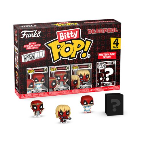 BITTY POP DEADPOOL 4 -PACK SERIES 4