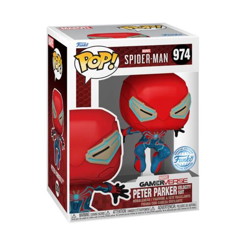 FIGURA POP SPIDER-MAN 2 PETER PARKER VELOCITY SUIT