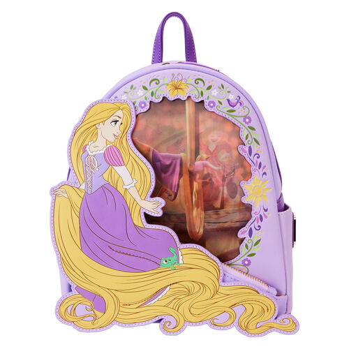 MINI MOCHILA LOUNGEFLY DISNEY PRINCESS RAPUNZEL LENTICULAR