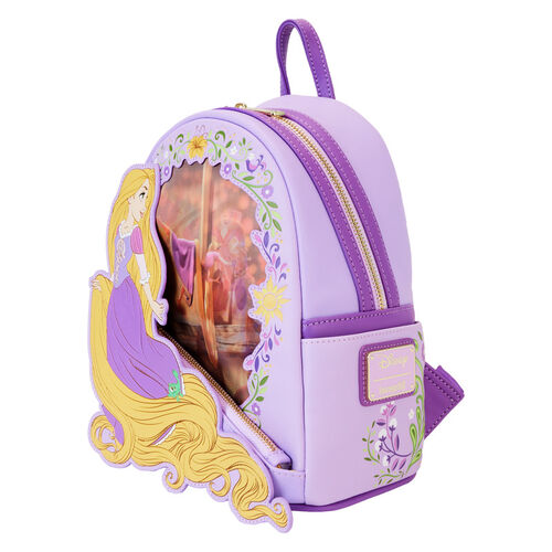 MINI MOCHILA LOUNGEFLY DISNEY PRINCESS RAPUNZEL LENTICULAR