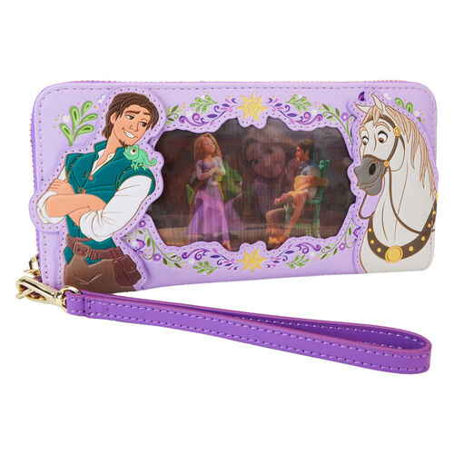 CARTERA WRISTLET LOUNGEFLY DISNEY PRINCESS RAPUNZEL LENTICULAR