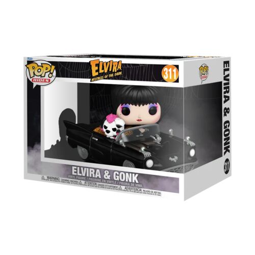 FIGURA POP RIDES DLX ELVIRA W/MACABRE MOBILE