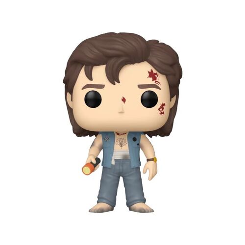 CAJA DAADA FIGURA POP STRANGER THINGS - STEVE BATTLE DAMAGE EXC