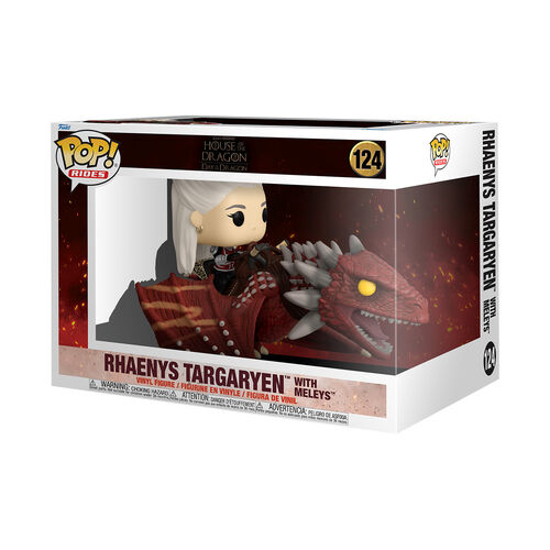 FIGURA POP RIDES DLX: HOUSE OF THE DRAGON S3 - RHAENYS TARGARYEN WITH MELEYS