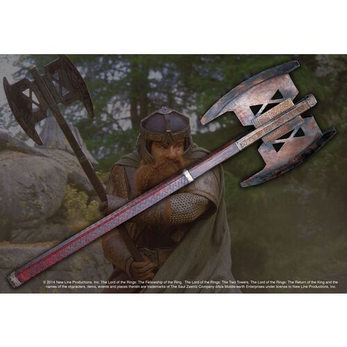 RPLICA 1/1 HACHA DE GIMLI EL SEOR DE LOS ANILLOS