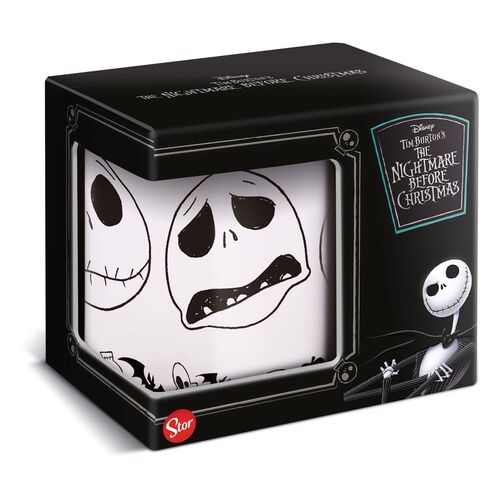 TAZA JACK SKELLINGTON FACES PESADILLA ANTES DE NAVIDAD 325 ML