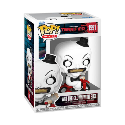 FIGURA POP TERRIFIER- ART THE CLOWN W/BIKE