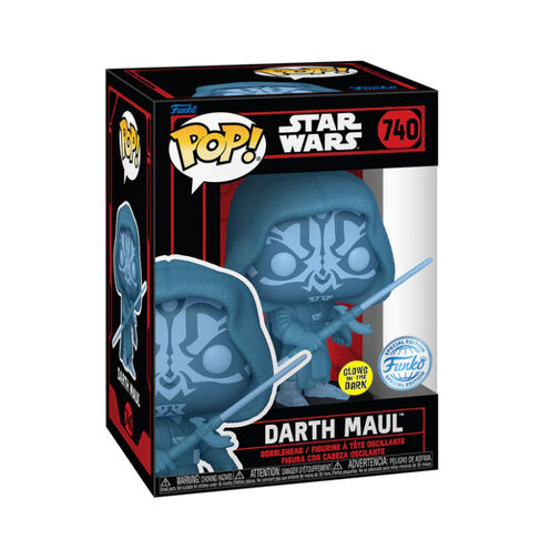 FIGURA POP STAR WARS: DARK SIDE - DARTH MAUL HOLO GW