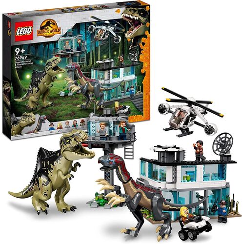 LEGO JURASSIC PARK ATAQUE DEL GIGANOTOSAURIO Y EL THERINOSAURIO