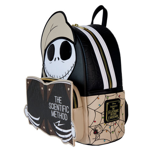 MINI MOCHILA LOUNGEFLY DISNEY NIGHTMARE BEFORE CHISTMAS BEDTIME JACK WITH SCIENTIFIC METHOD COSPLAY