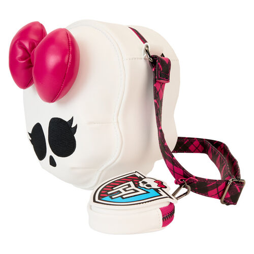 BOLSO CRUZADO CON MONEDERO LOUNGEFLY MATTEL MONSTER HIGH SKULLETTE FIGURAL