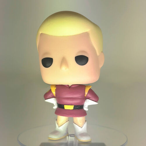 CAJA DAADA Y FALLO DE PINTURA FIGURA POP FUTURAMA ZAPP BRANNIGAN