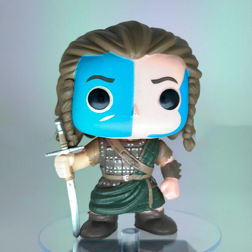 CAJA DAADA Y FALLO DE PINTURA FIGURA POP WILLIAM WALLACE