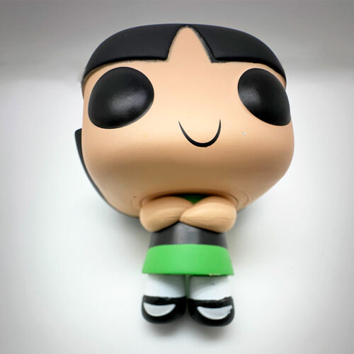 CAJA DAANA Y FALLO DE PINTURA FIGURA POP POWERPUFF GIRLS BUTTERCUP