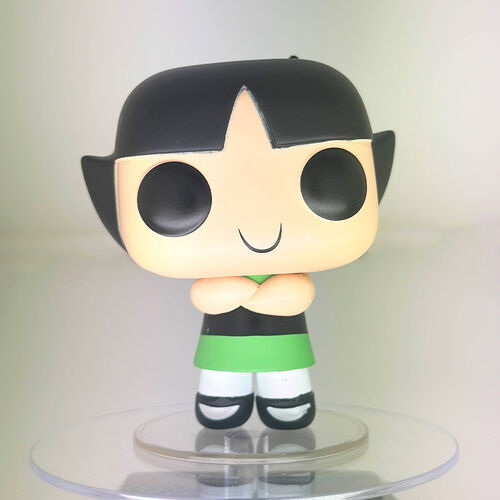 CAJA DAANA Y FALLO DE PINTURA FIGURA POP POWERPUFF GIRLS BUTTERCUP