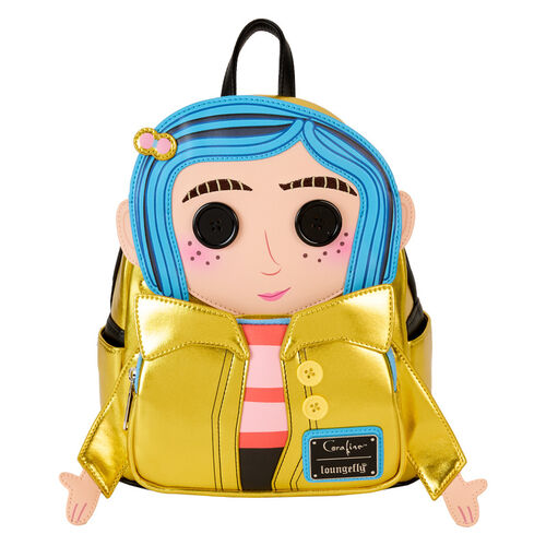 MINI MOCHILA LOUNGEFLY LAIKA CORALINE DOLL COSPLAY