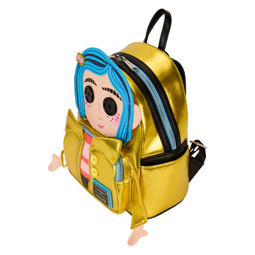 MINI MOCHILA LOUNGEFLY LAIKA CORALINE DOLL COSPLAY