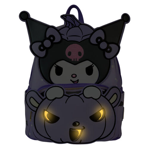 MINI MOCHILA LOUNGEFLY SANRIO KUROMI PUMPKIN