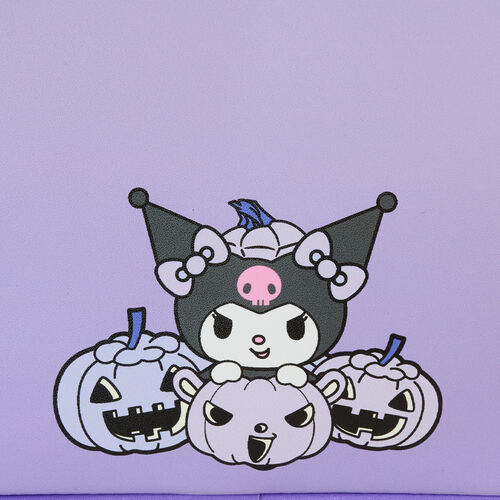 MINI MOCHILA LOUNGEFLY SANRIO KUROMI PUMPKIN