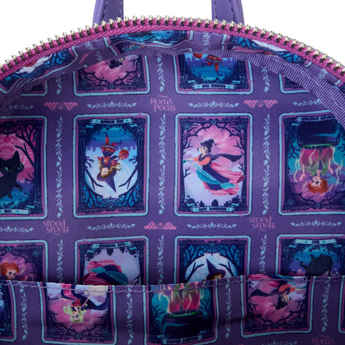 MINI MOCHILA LOUNGEFLY DISNEY HOCUS POCUS TAROT BINX